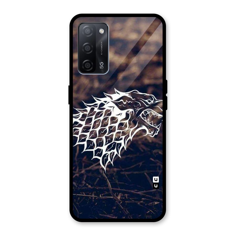 Wolf In White Glass Back Case for Oppo A53s 5G