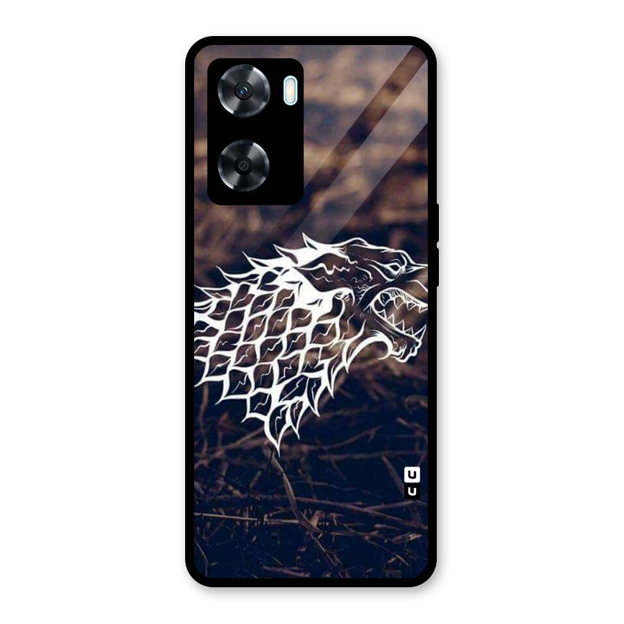 Wolf In White Glass Back Case for Oppo A77