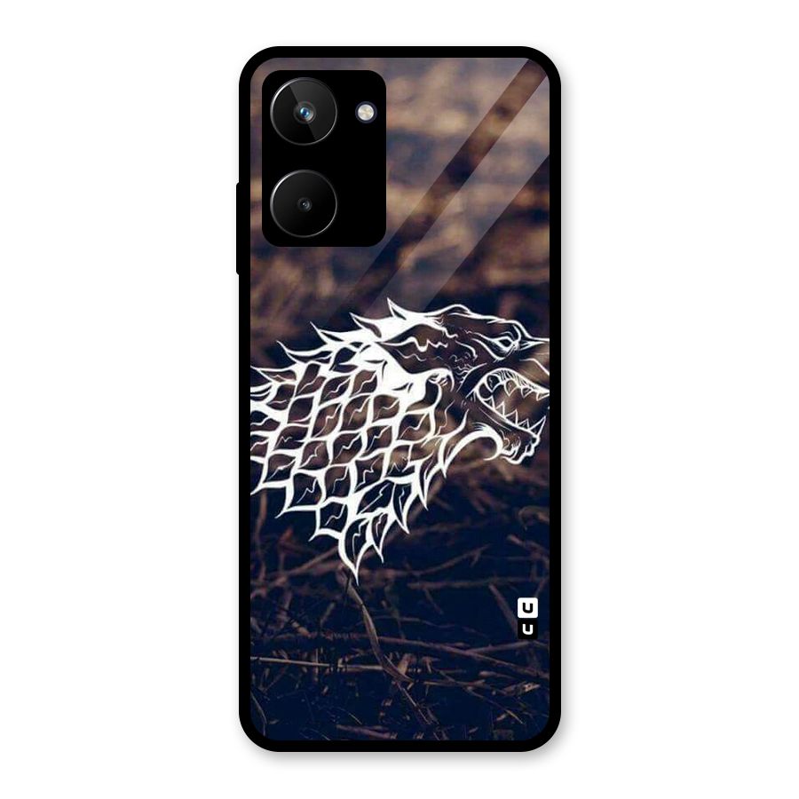 Wolf In White Glass Back Case for Realme 10