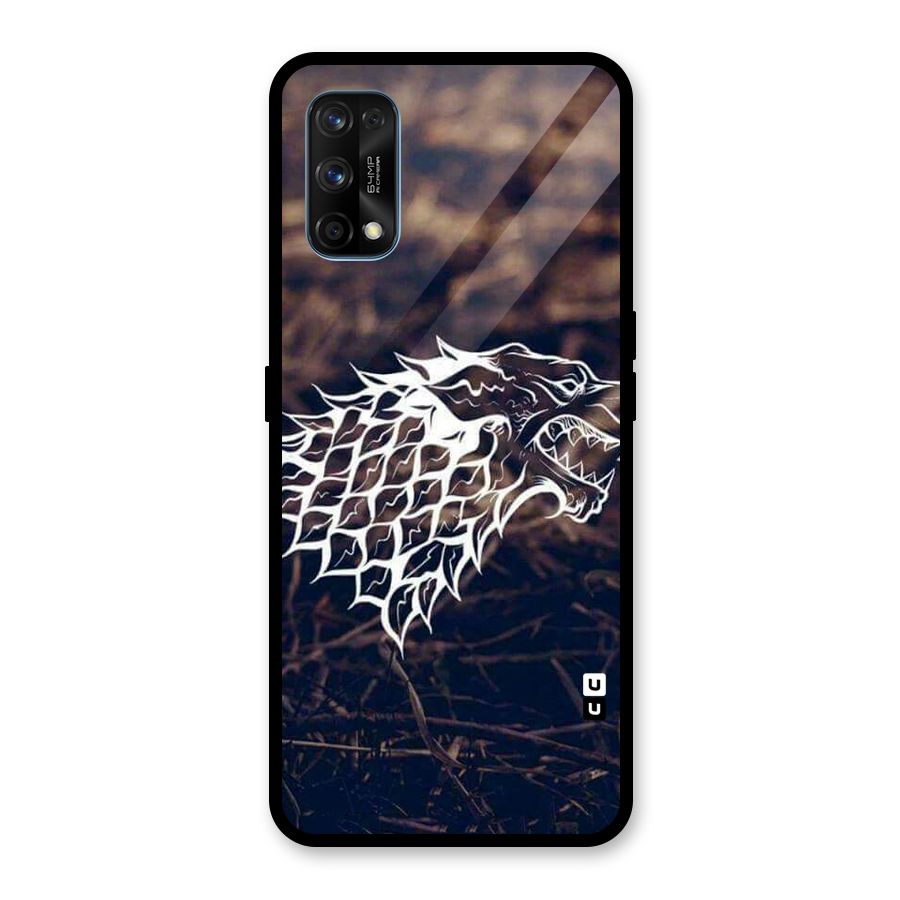 Wolf In White Glass Back Case for Realme 7 Pro