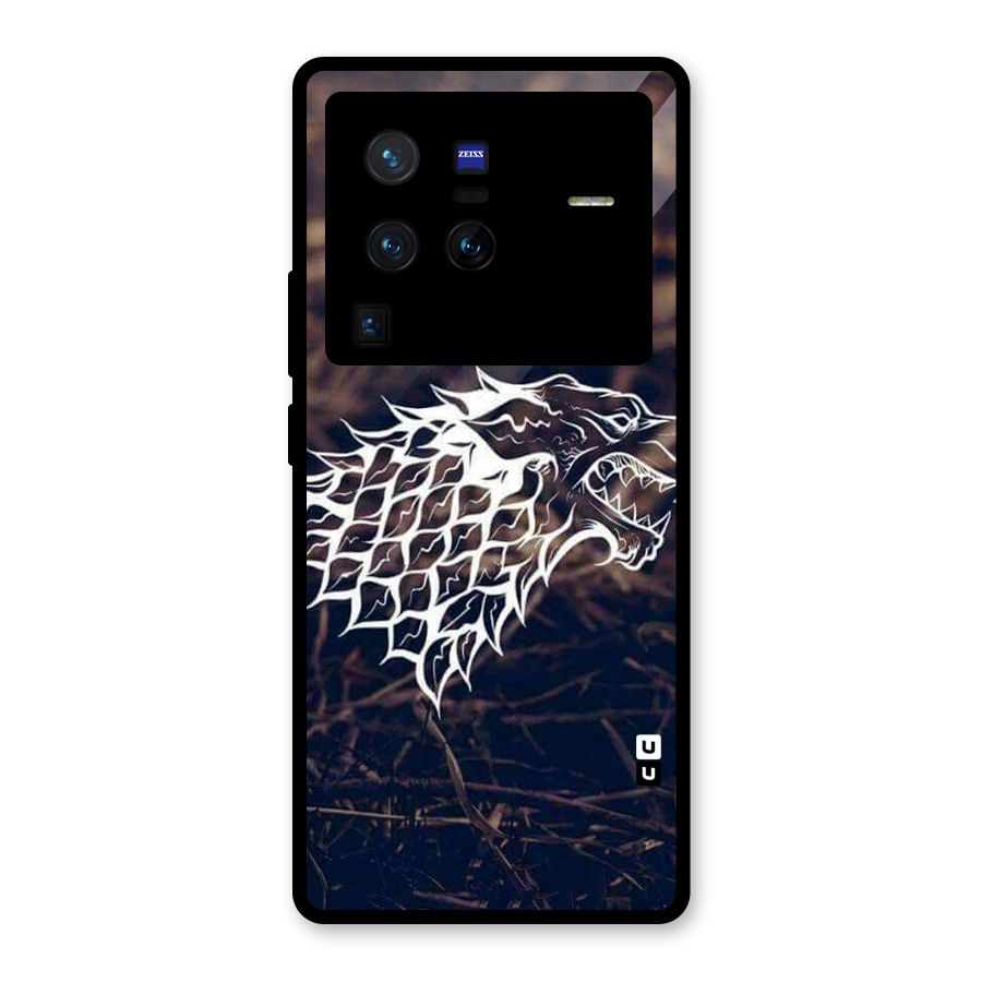 Wolf In White Glass Back Case for Vivo X80 Pro