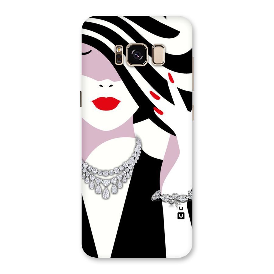 Women Beauty Back Case for Galaxy S8