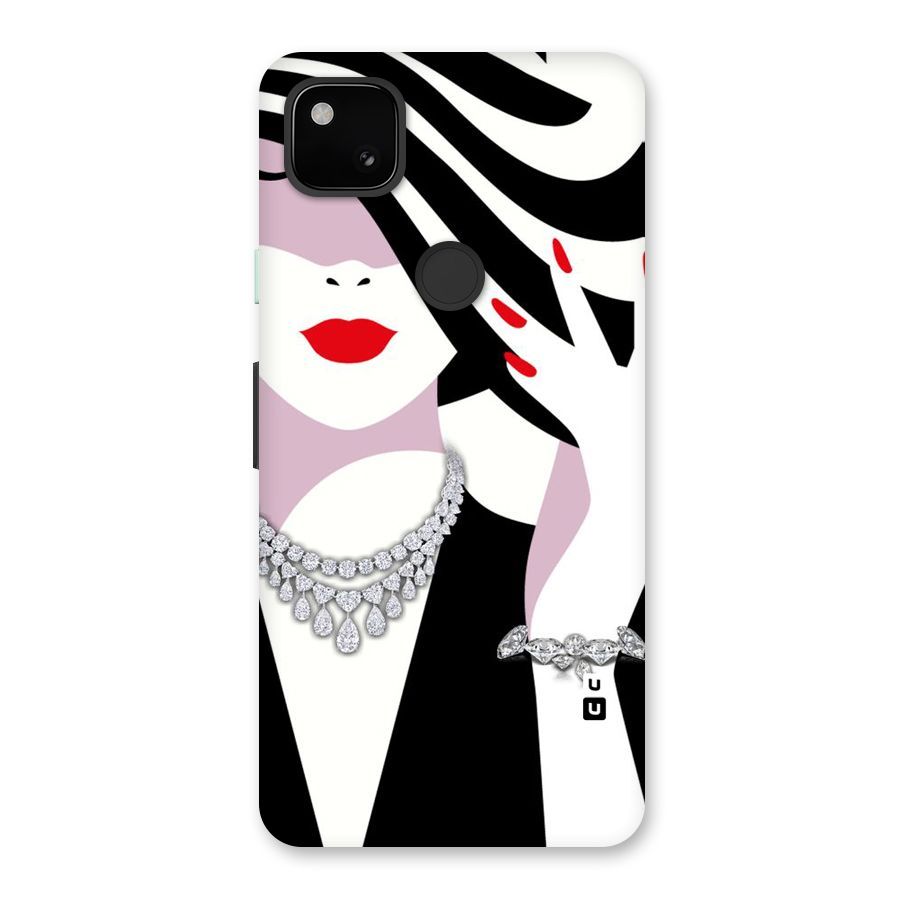 Women Beauty Back Case for Google Pixel 4a