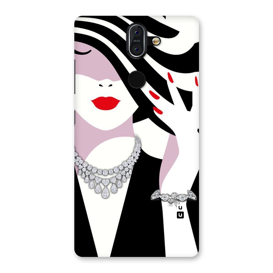 Women Beauty Back Case for Nokia 8 Sirocco
