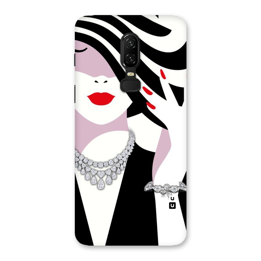 Women Beauty Back Case for OnePlus 6