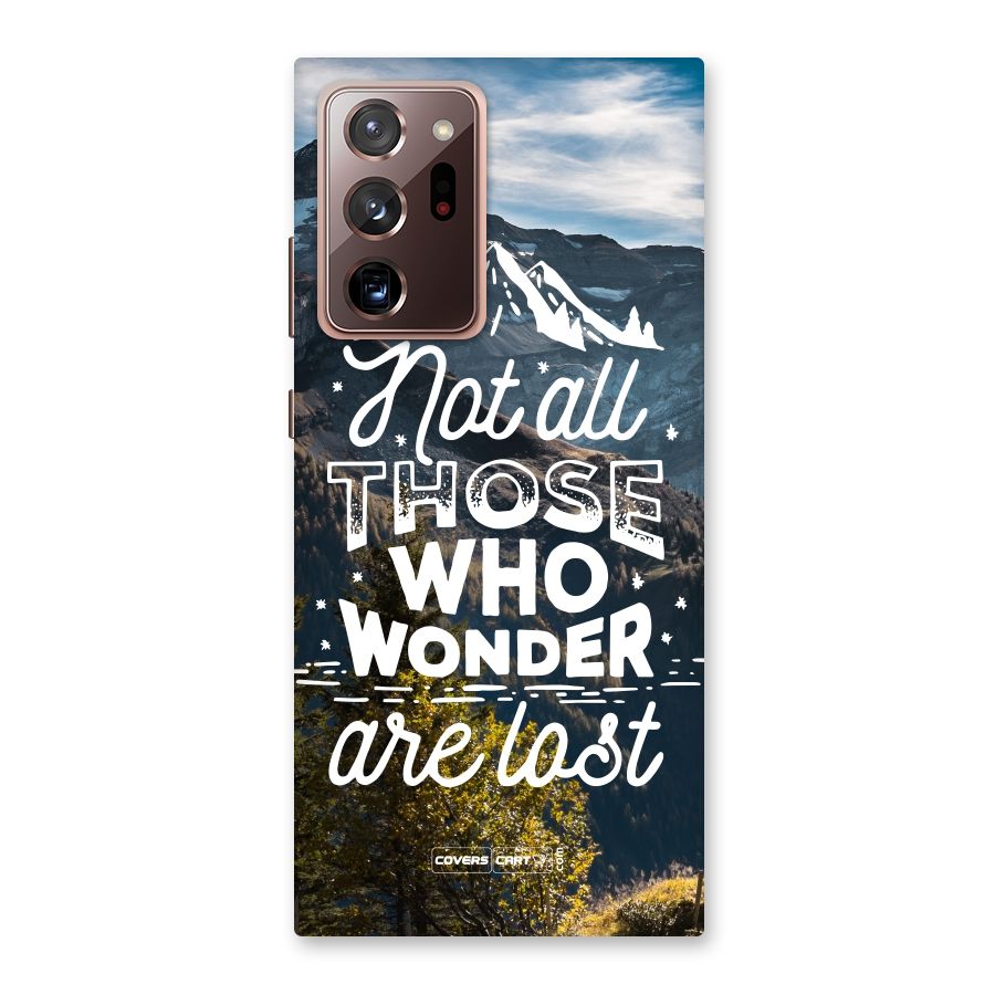 Wonder Lost Back Case for Galaxy Note 20 Ultra