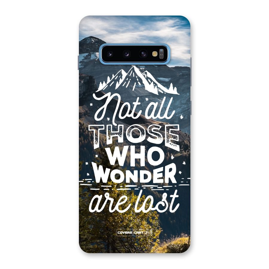Wonder Lost Back Case for Galaxy S10 Plus