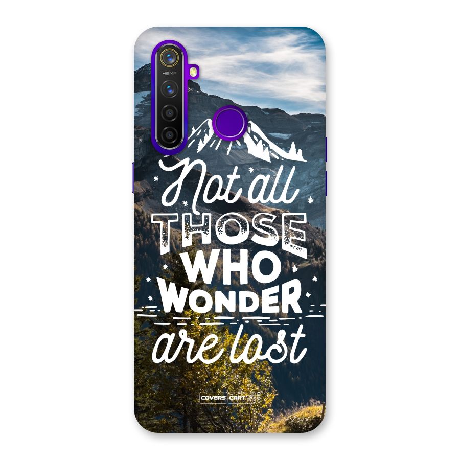 Wonder Lost Back Case for Realme 5 Pro
