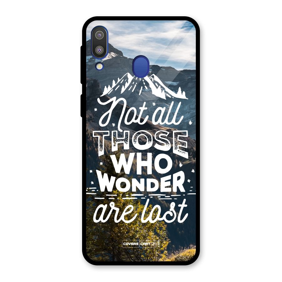 Wonder Lost Glass Back Case for Galaxy M20