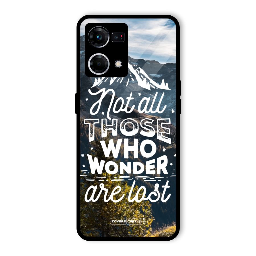Wonder Lost Glass Back Case for Oppo F21 Pro 4G