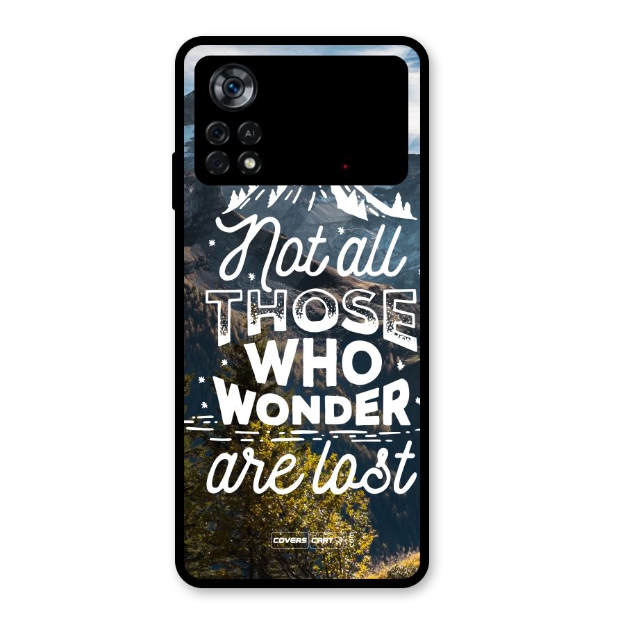 Wonder Lost Glass Back Case for Poco X4 Pro 5G