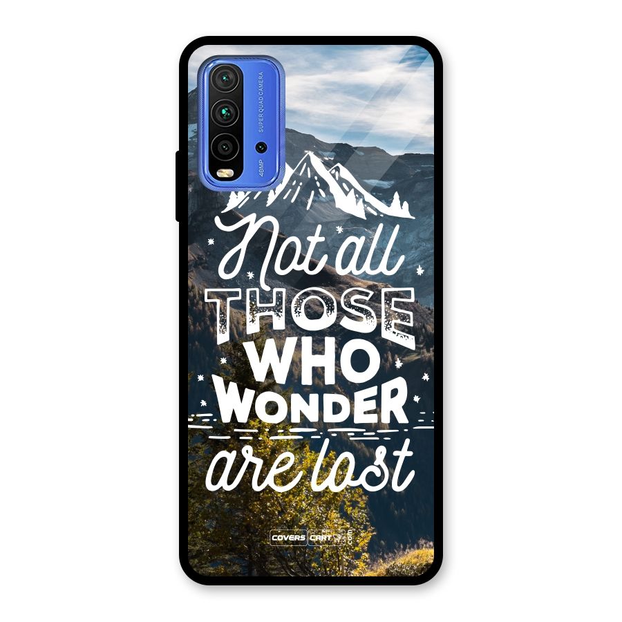 Wonder Lost Glass Back Case for Redmi 9 Power