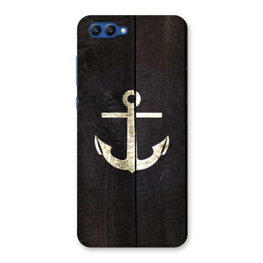 Wood Anchor Back Case for Honor View 10