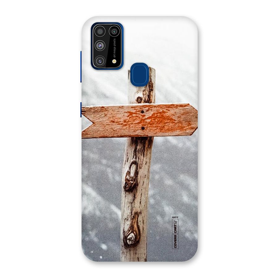 Wood And Snow Back Case for Galaxy M31