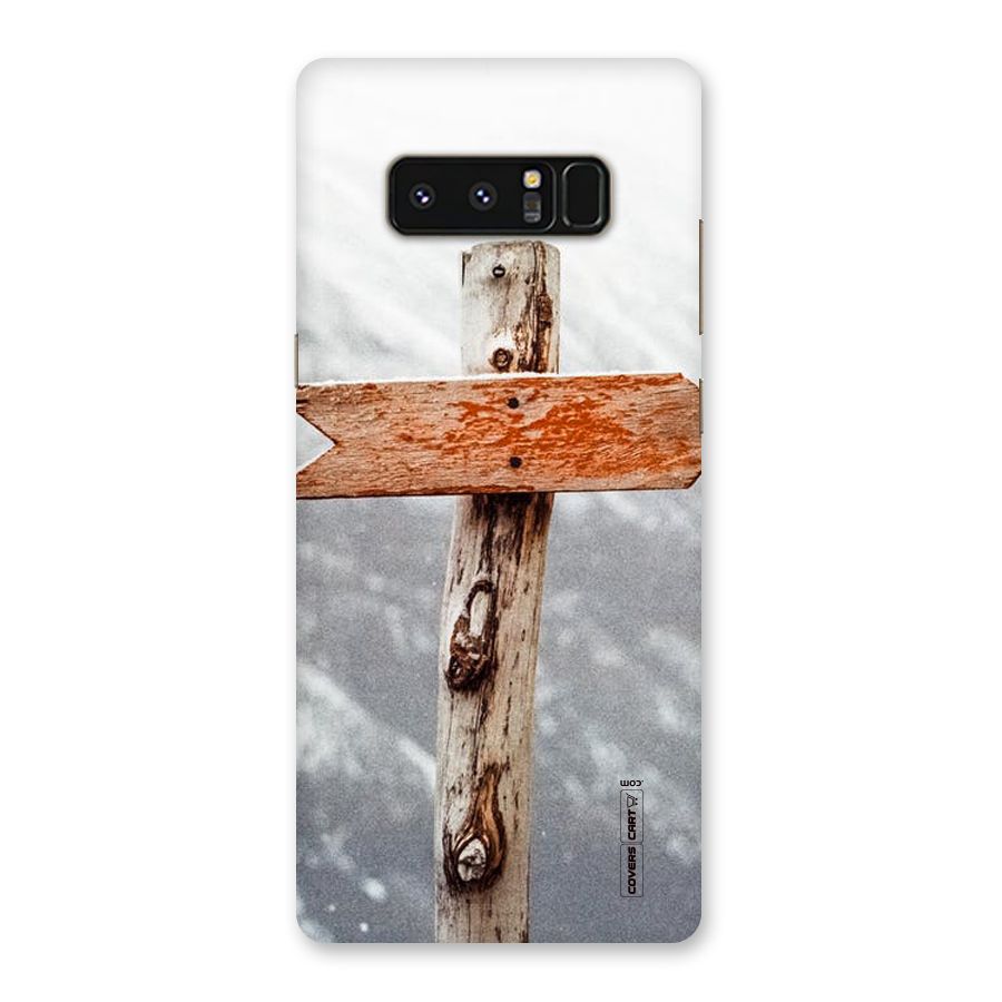 Wood And Snow Back Case for Galaxy Note 8