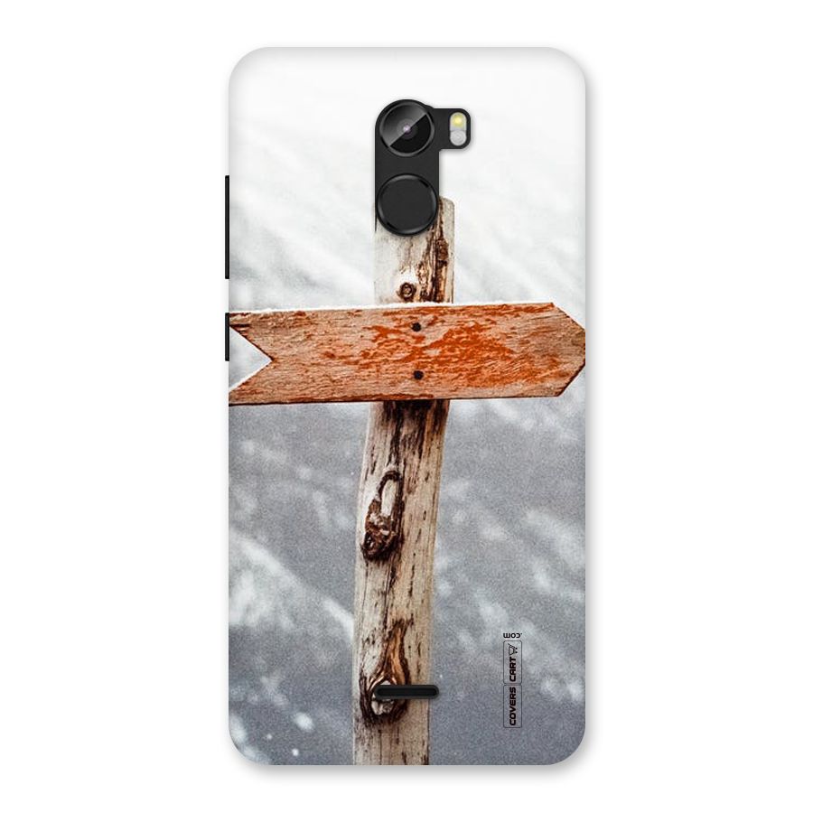 Wood And Snow Back Case for Gionee X1