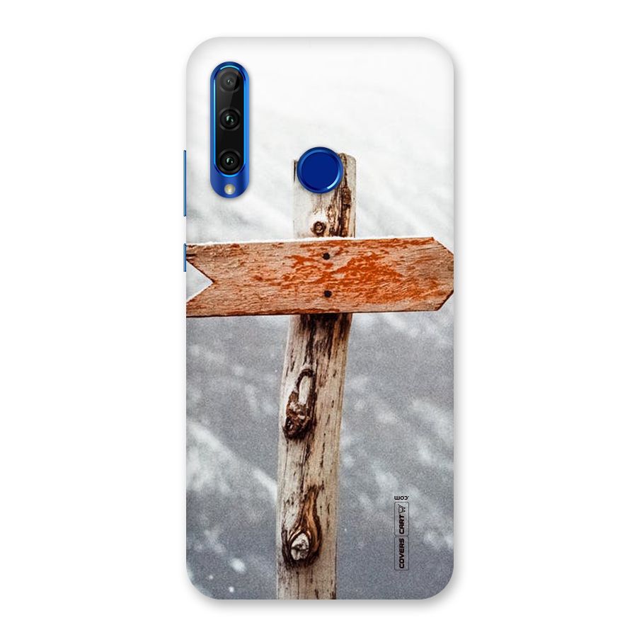Wood And Snow Back Case for Honor 20i