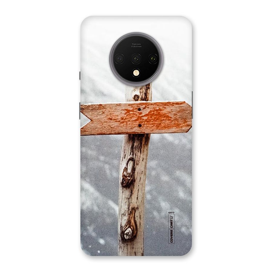 Wood And Snow Back Case for OnePlus 7T