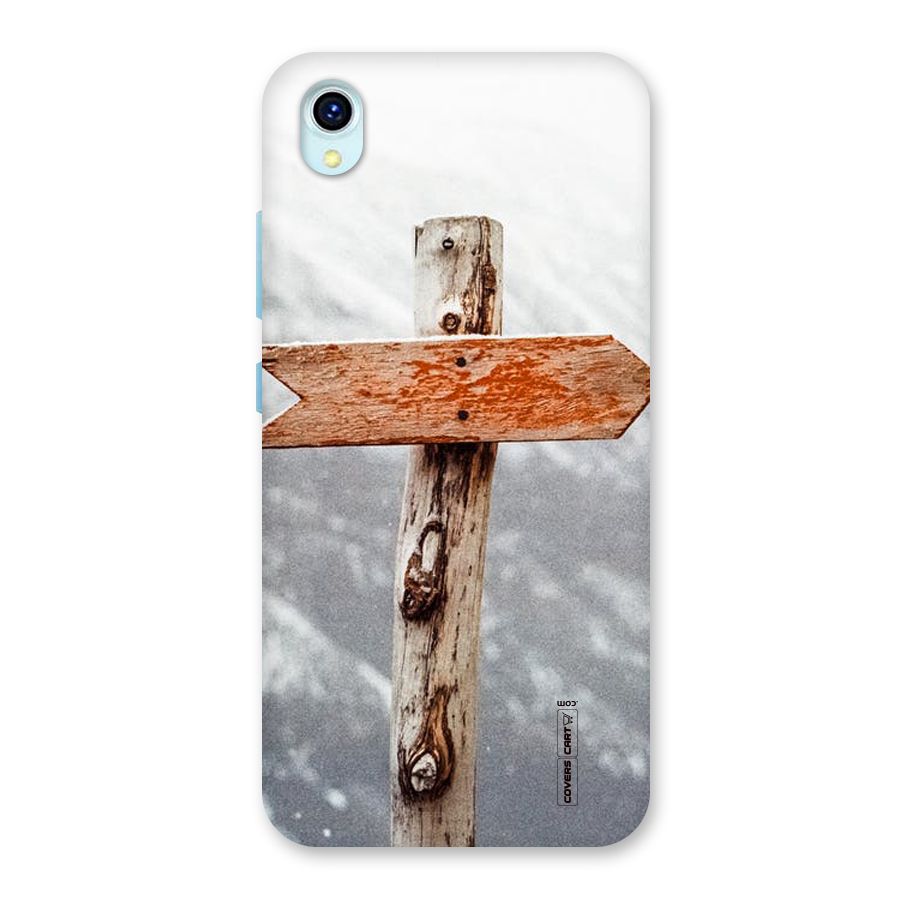 Wood And Snow Back Case for Vivo Y1s