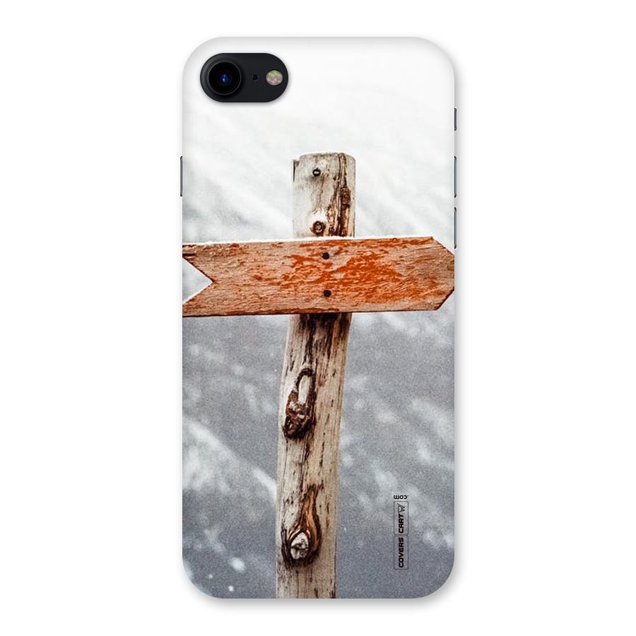Wood And Snow Back Case for iPhone SE 2020