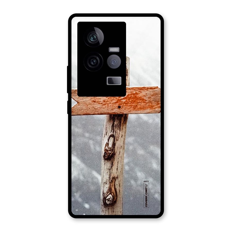 Wood And Snow Glass Back Case for Vivo iQOO 11 5G