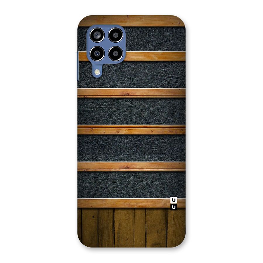 Wood Design Back Case for Galaxy M53 5G
