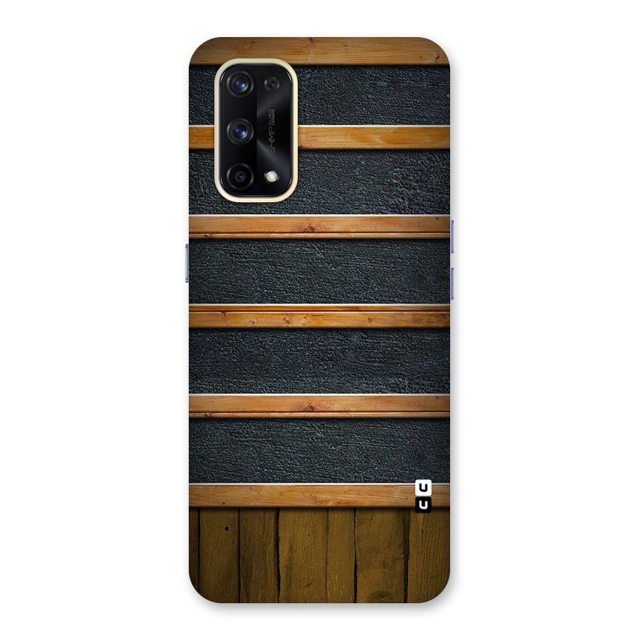 Wood Design Glass Back Case for Realme X7 Pro