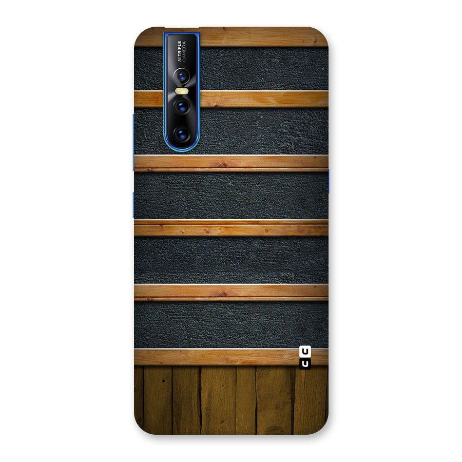 Wood Design Back Case for Vivo V15 Pro