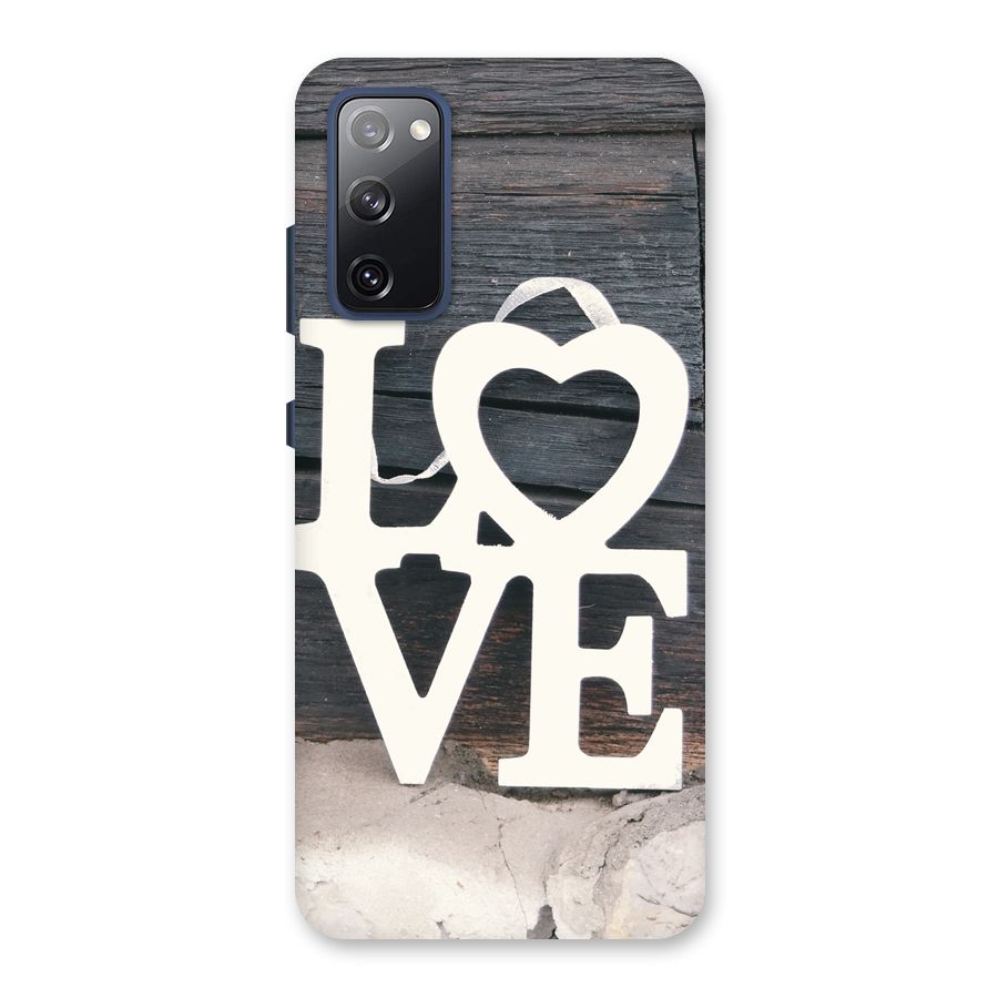 Wood Love Lock Back Case for Galaxy S20 FE