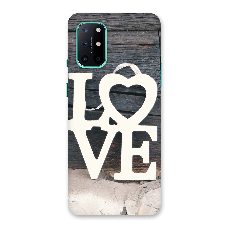 Wood Love Lock Back Case for OnePlus 8T