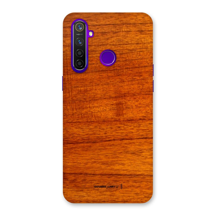 Wood Texture Design Back Case for Realme 5 Pro