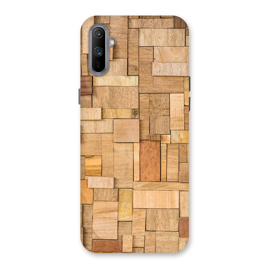Wooden Blocks Back Case for Realme C3