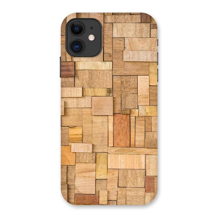 Wooden Blocks Back Case for iPhone 11