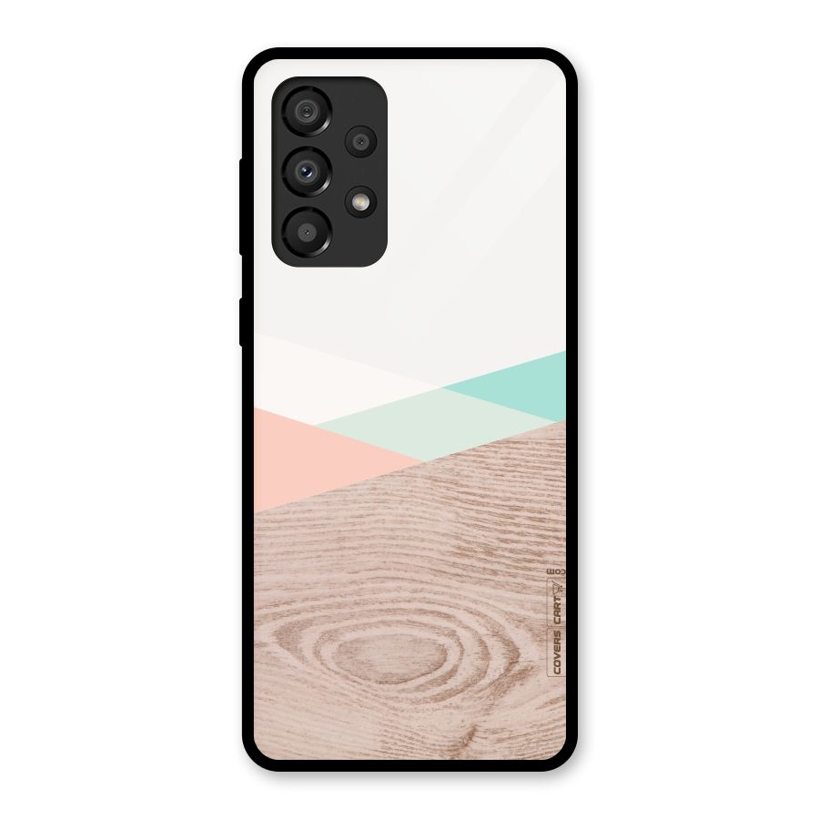 Wooden Fusion Glass Back Case for Galaxy A33 5G