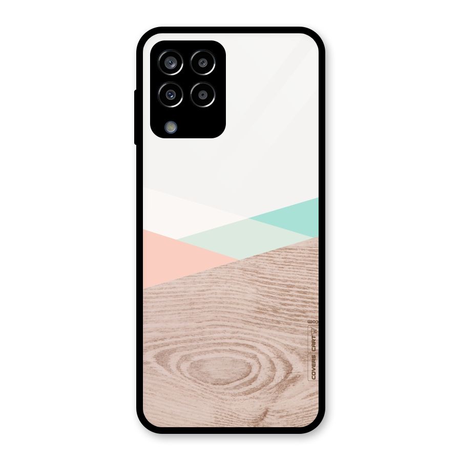 Wooden Fusion Glass Back Case for Galaxy M33