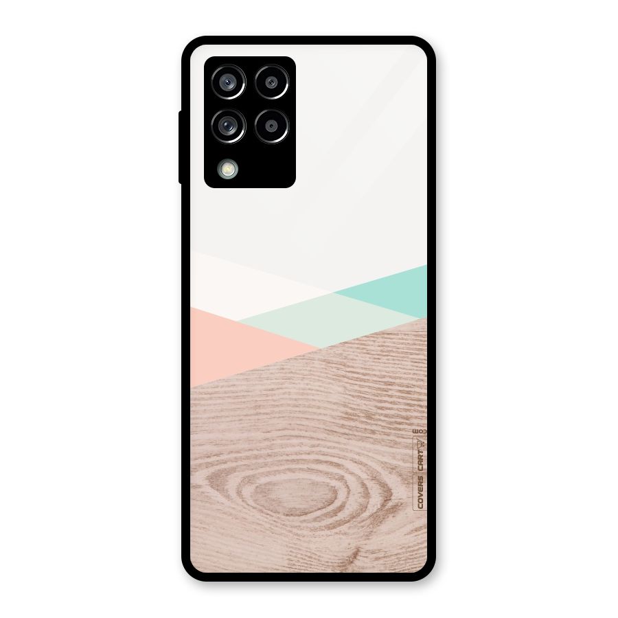 Wooden Fusion Glass Back Case for Galaxy M53 5G