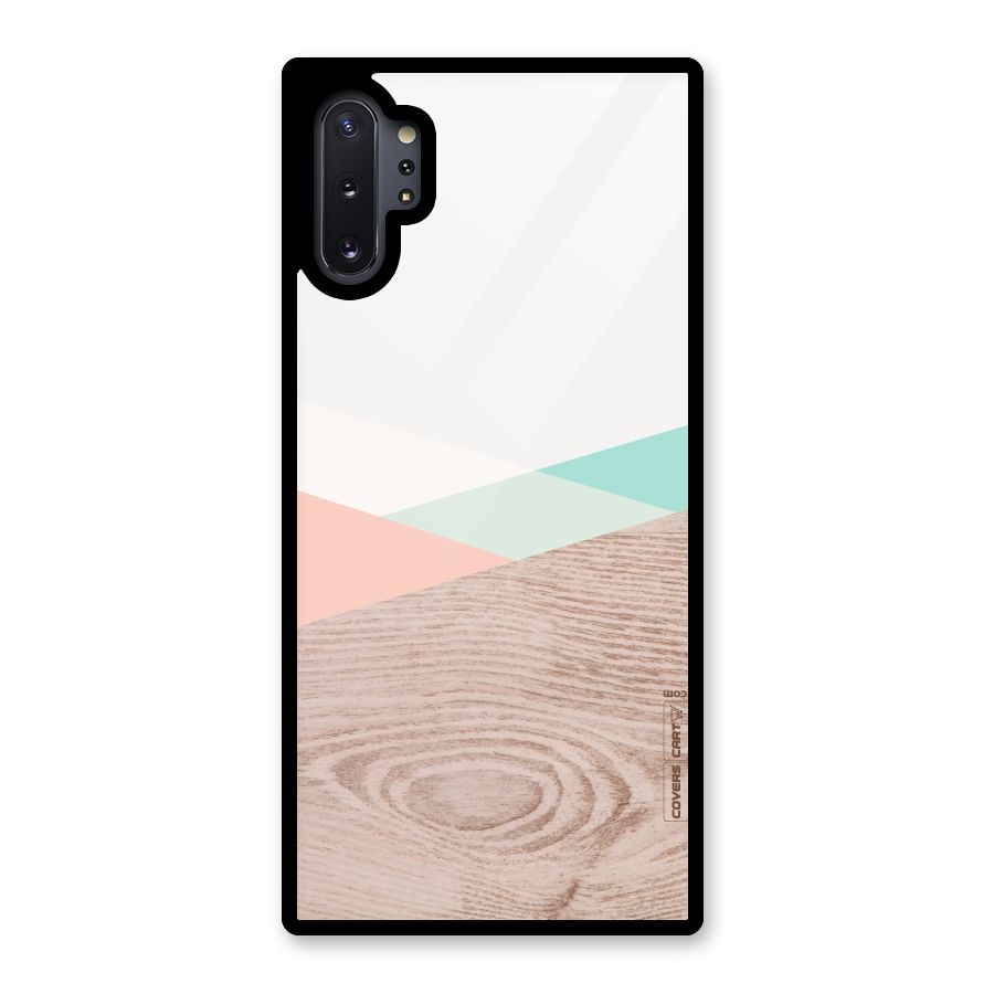 Wooden Fusion Glass Back Case for Galaxy Note 10 Plus
