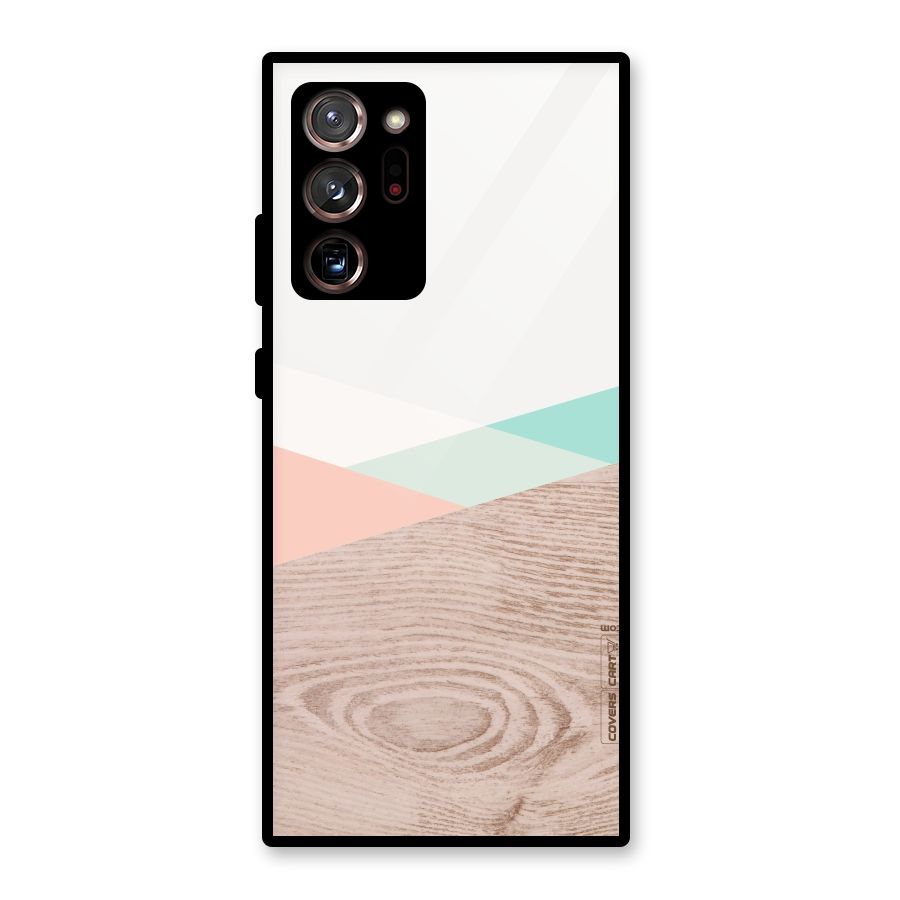Wooden Fusion Glass Back Case for Galaxy Note 20 Ultra 5G