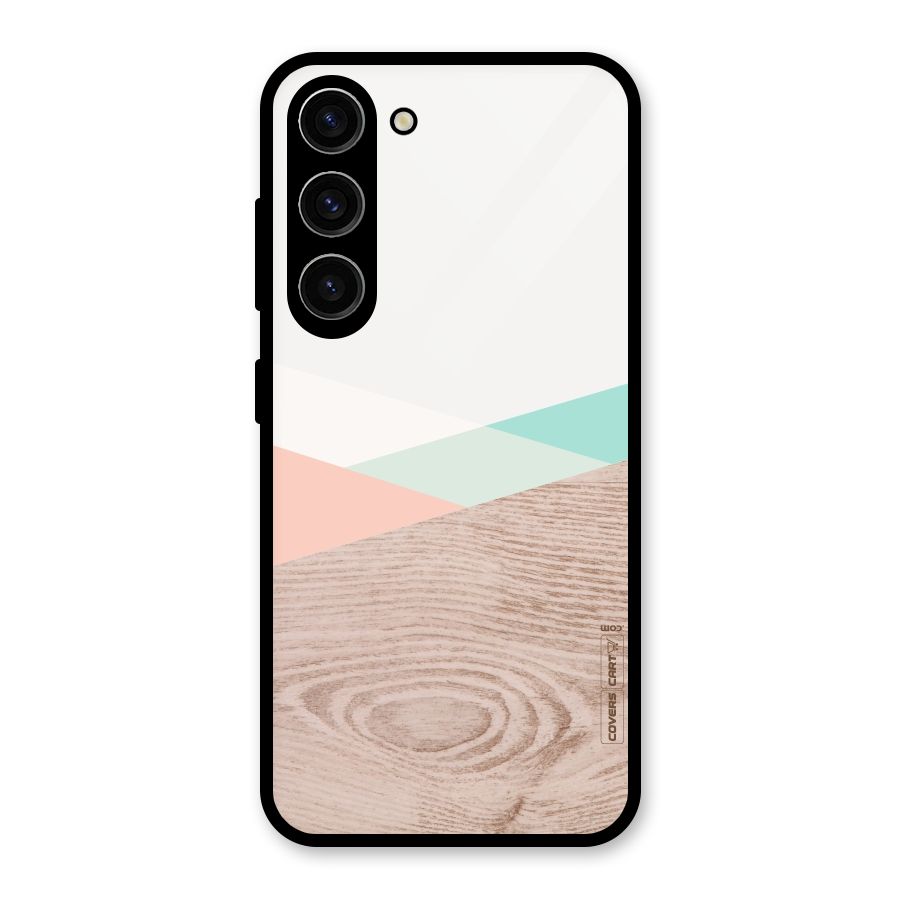 Wooden Fusion Glass Back Case for Galaxy S23