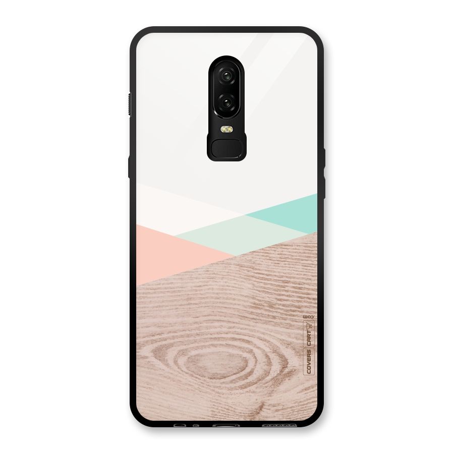 Wooden Fusion Glass Back Case for OnePlus 6