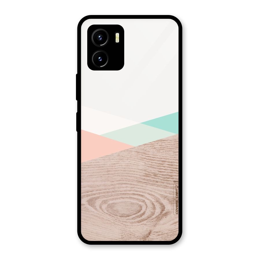 Wooden Fusion Glass Back Case for Vivo Y15s