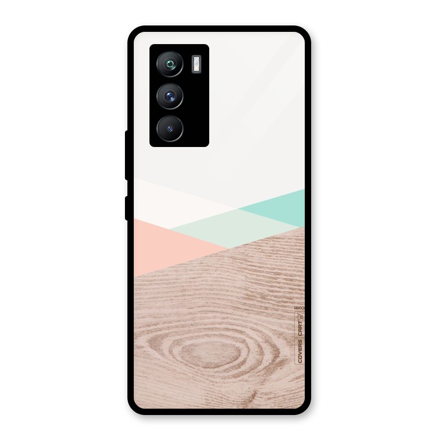 Wooden Fusion Glass Back Case for Vivo iQOO 9 SE