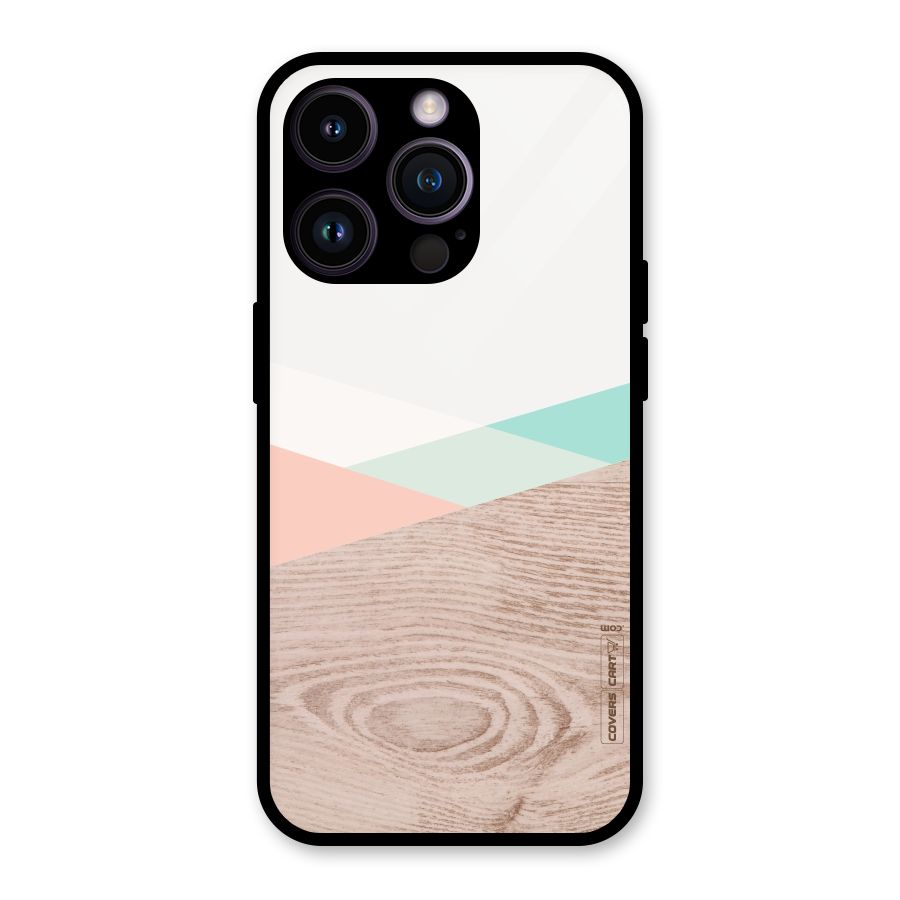 Wooden Fusion Glass Back Case for iPhone 14 Pro