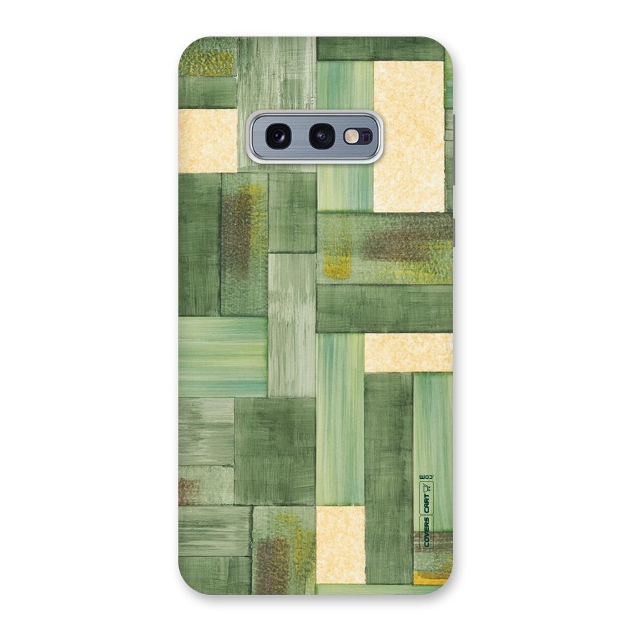 Wooden Green Texture Back Case for Galaxy S10e