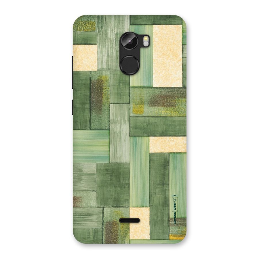 Wooden Green Texture Back Case for Gionee X1