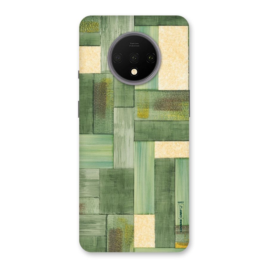 Wooden Green Texture Back Case for OnePlus 7T
