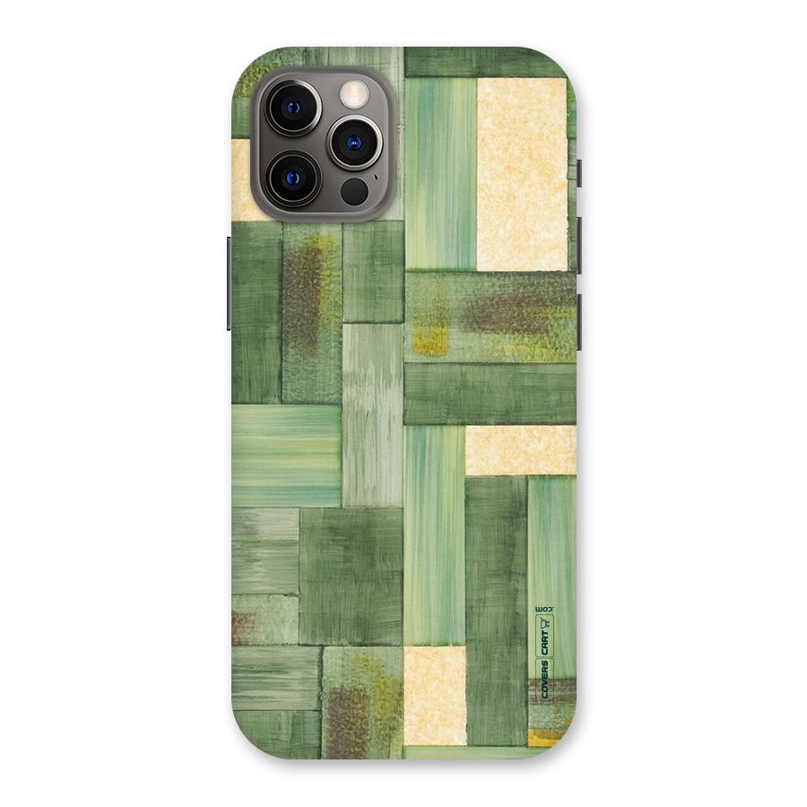 Wooden Green Texture Back Case for iPhone 12 Pro