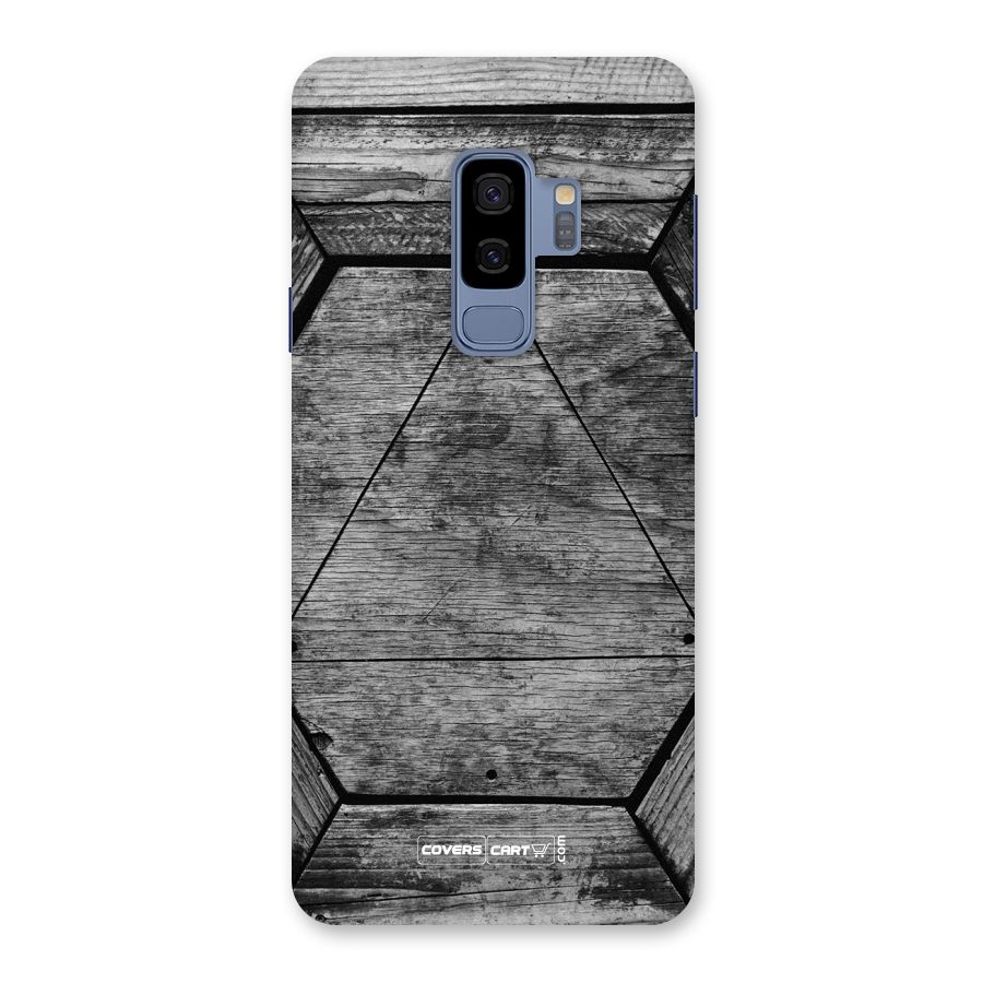 Wooden Hexagon Back Case for Galaxy S9 Plus
