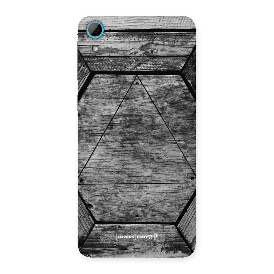 Wooden Hexagon Back Case for HTC Desire 826