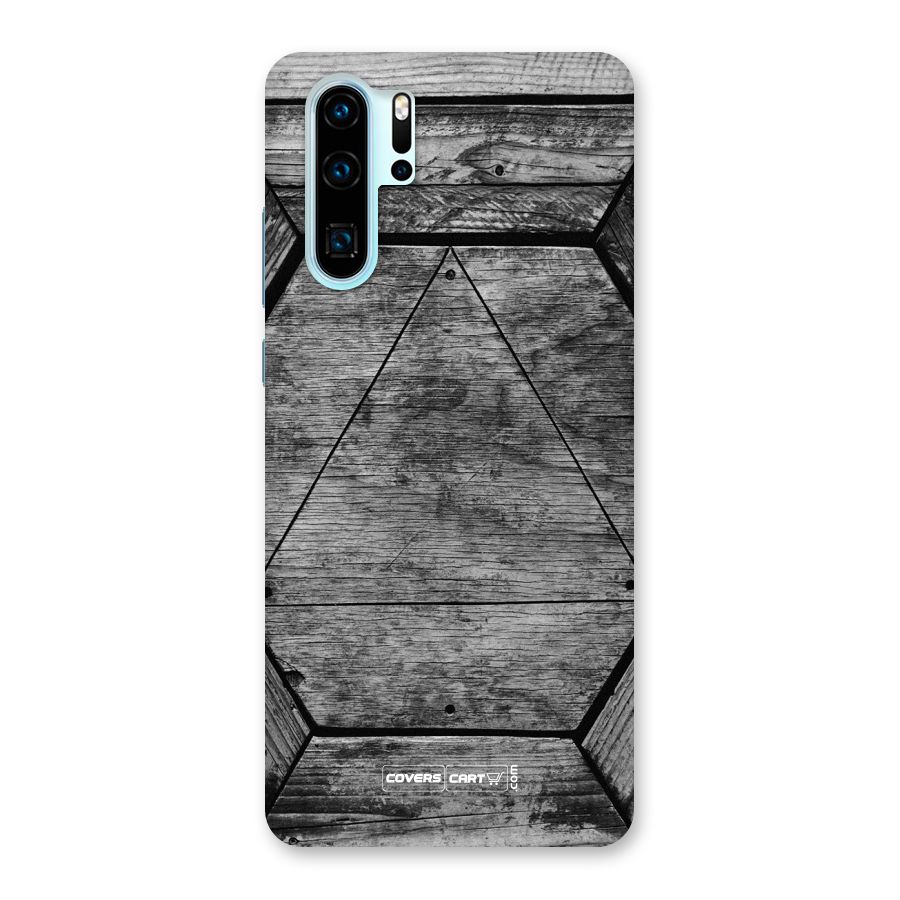 Wooden Hexagon Back Case for Huawei P30 Pro
